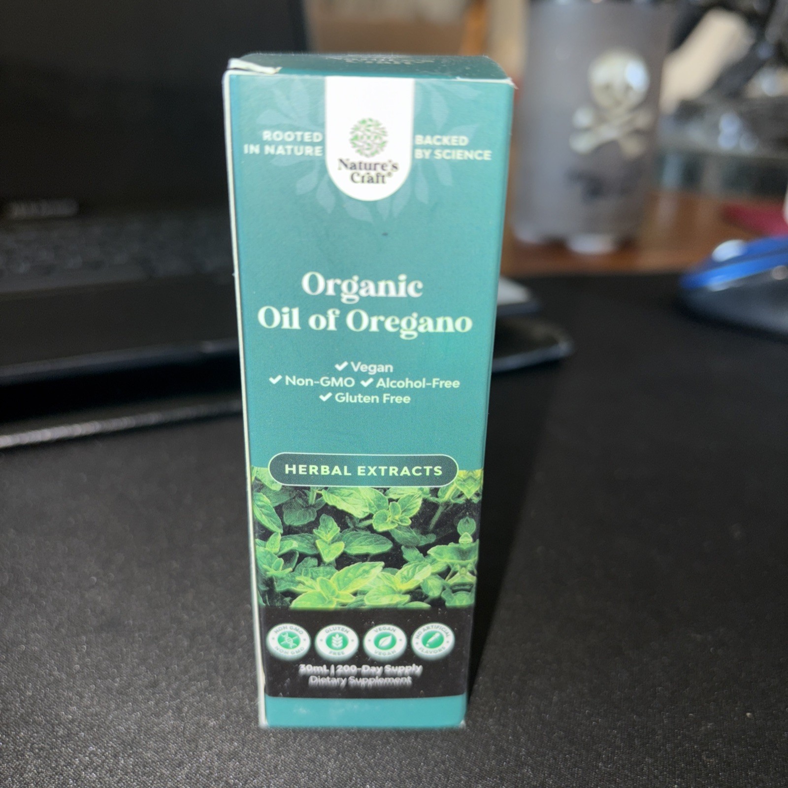 Oregano Oil Organic Liquid Drops for Adults and Kids – Super Concentrated USDA