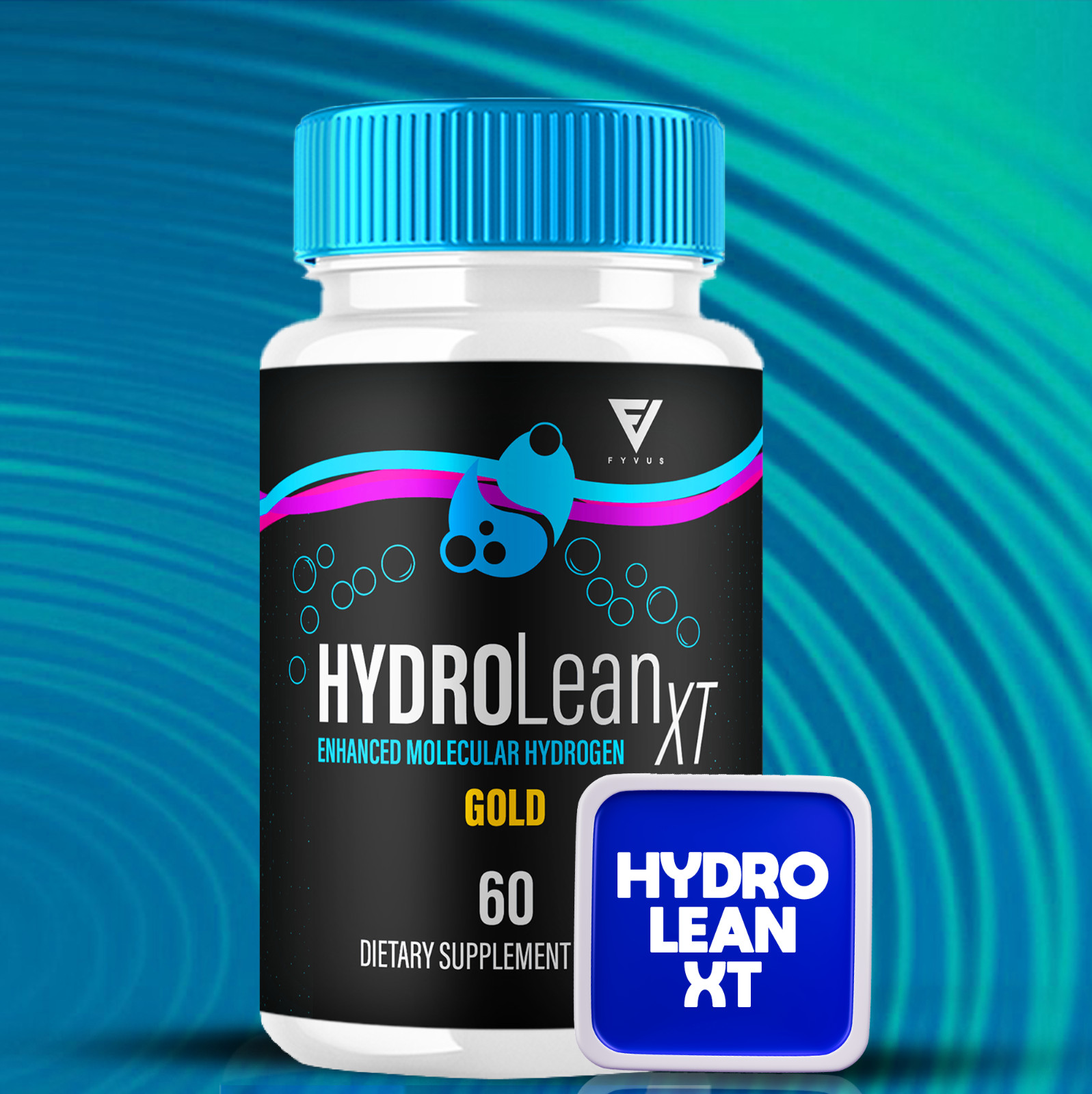 (5 Pack) HydroLean XT Gold Capsules, Hydro Lean XT Weight Loss (300 Capsules)