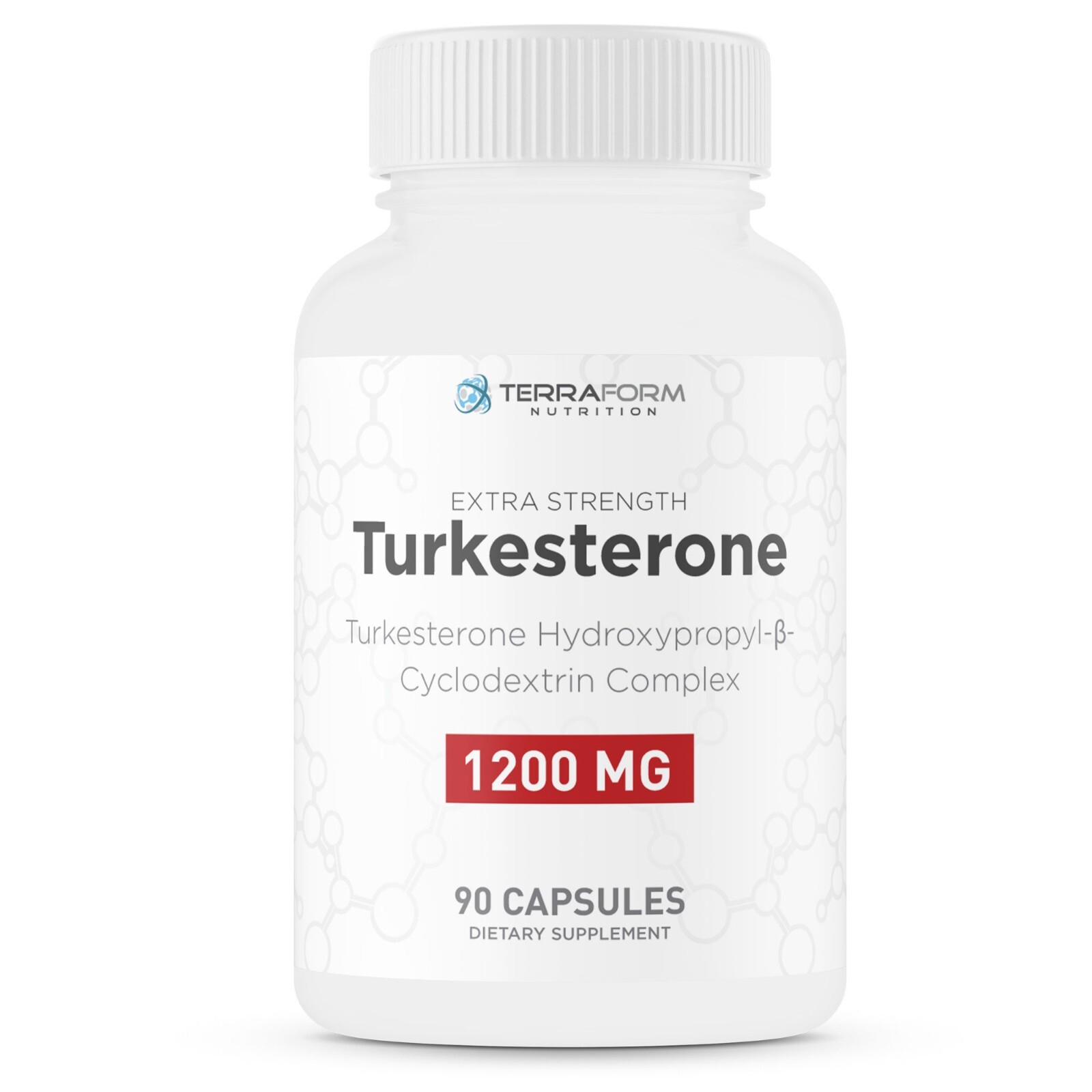 Max Turkesterone 1200mg, Enhanced with Hydroxypropyl-Beta-Cyclodextrin – 90 Caps