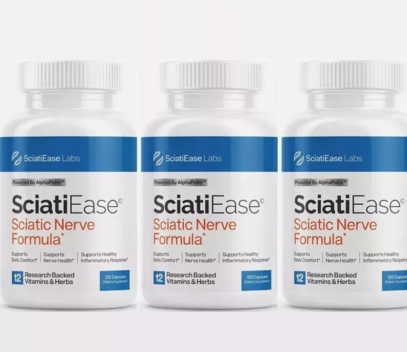 1-3 PACK SciatiEase Labs Sciati Ease Sciatic Nerve Designed Complex 120 Capsules