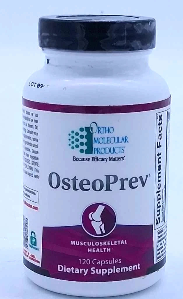 Ortho Molecular OsteoPrev Bone Density Support 120 Capsules Vitamins & Minerals