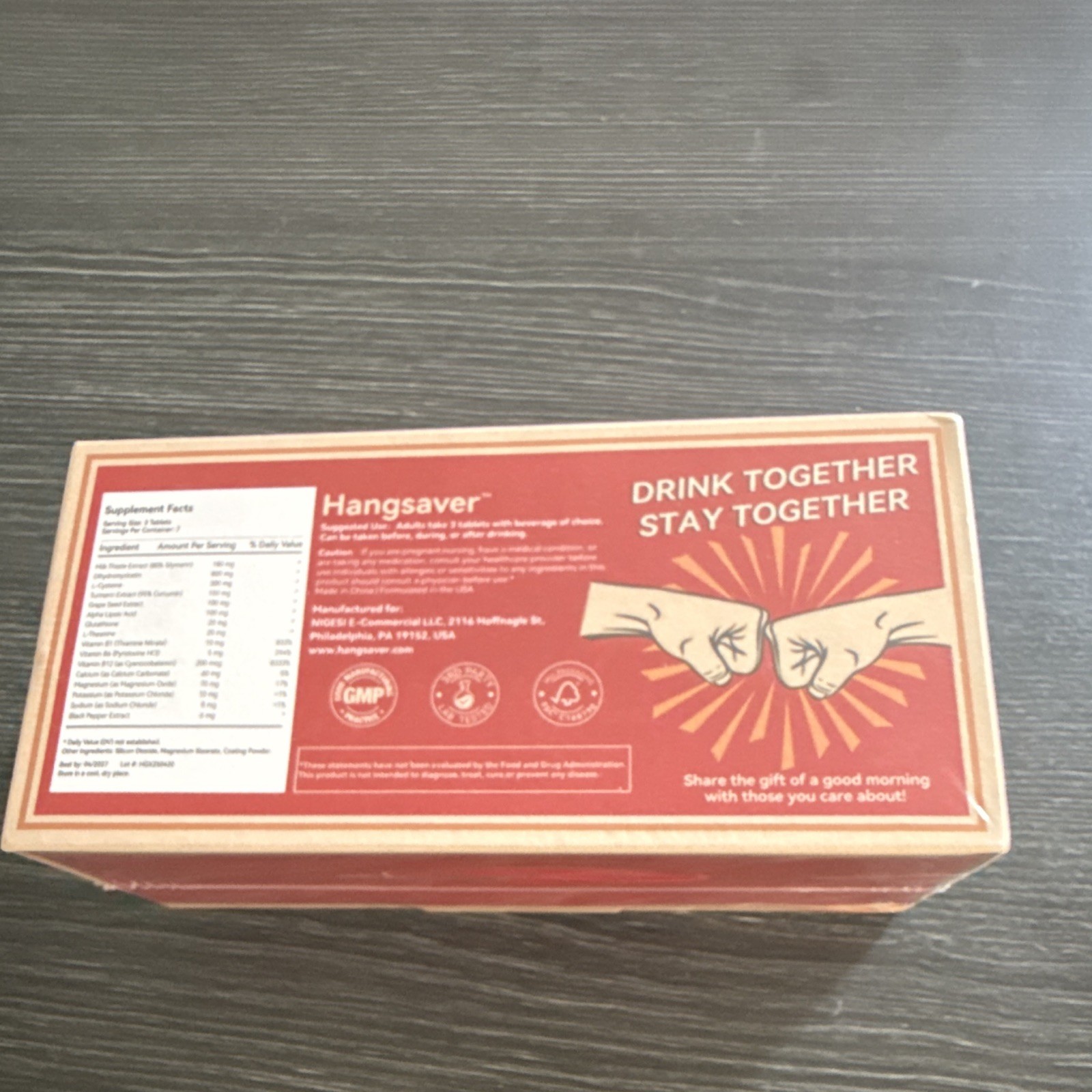 Hangsover Good Morning! Post-Drink Hangover Support 21 Tablets