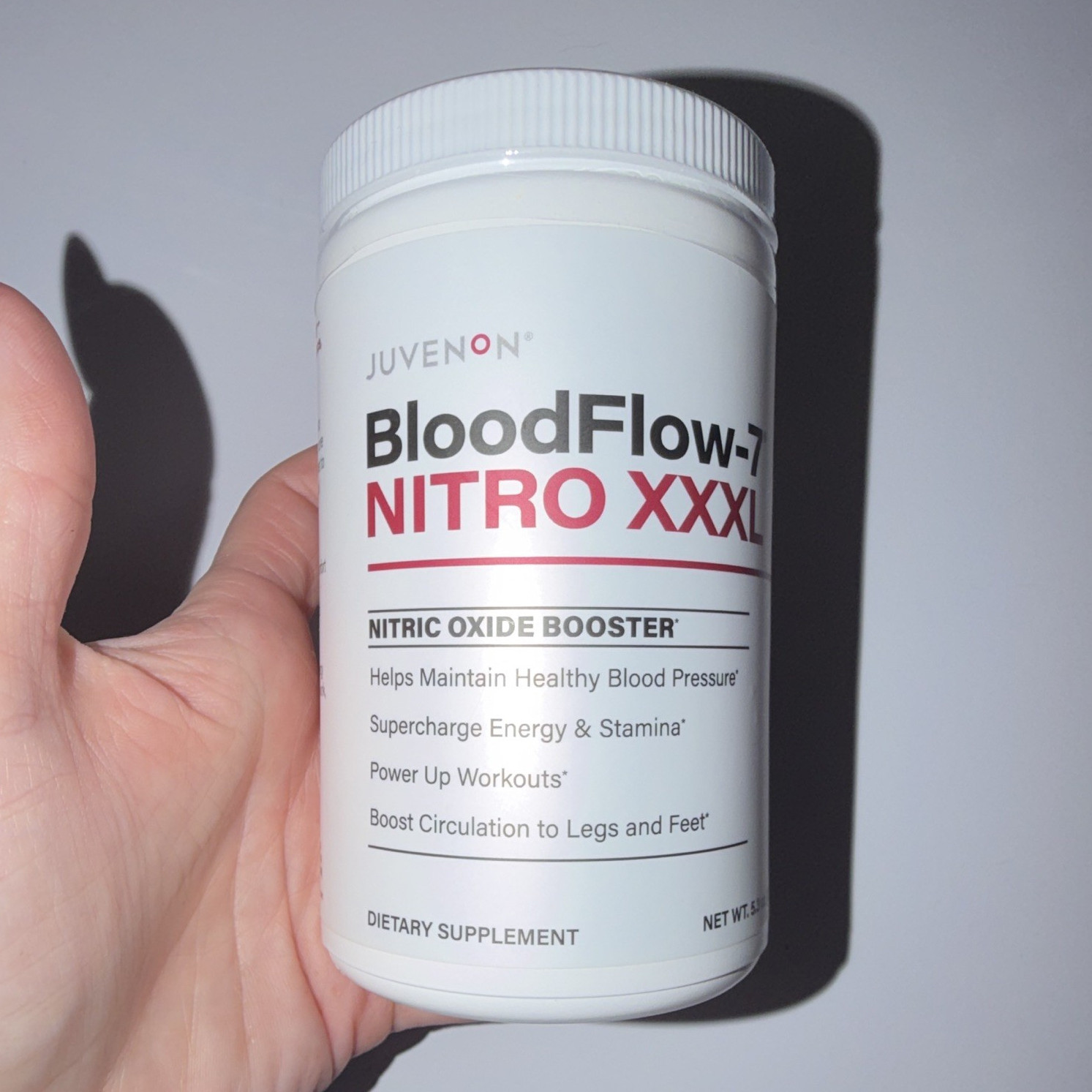 Juvenon BloodFlow-7 Nitro XXXL Nitric Oxide Booster Powder 1 Scoop Exp 08/27