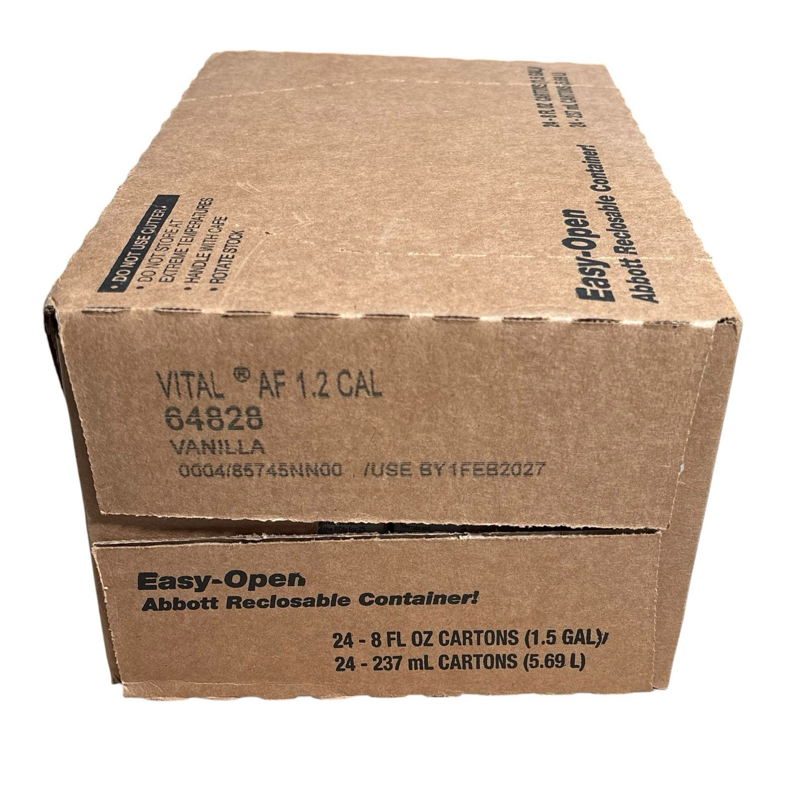Vital AF 1.2 Cal Vanilla Flavor 8 oz. Carton Ready to Use 64828 Case of 24 02/27