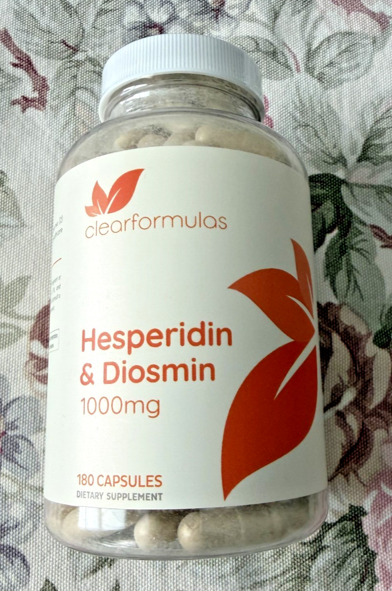 Diosmin Hesperidin 1000mg Circulation and Vein Support Supplement – High Strengt