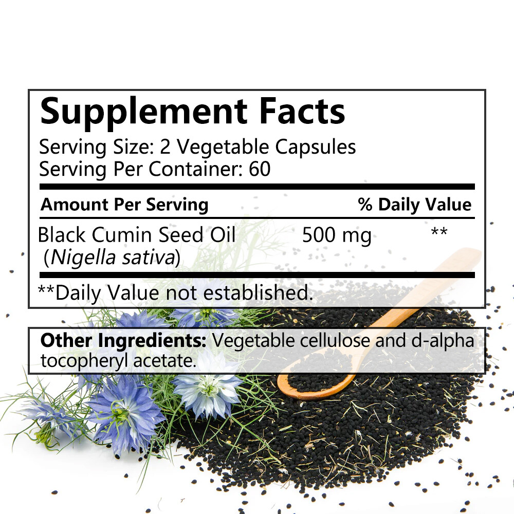 Cold-Pressed Black Cumin Seed Oil – Supplement for Skin & Hair Health