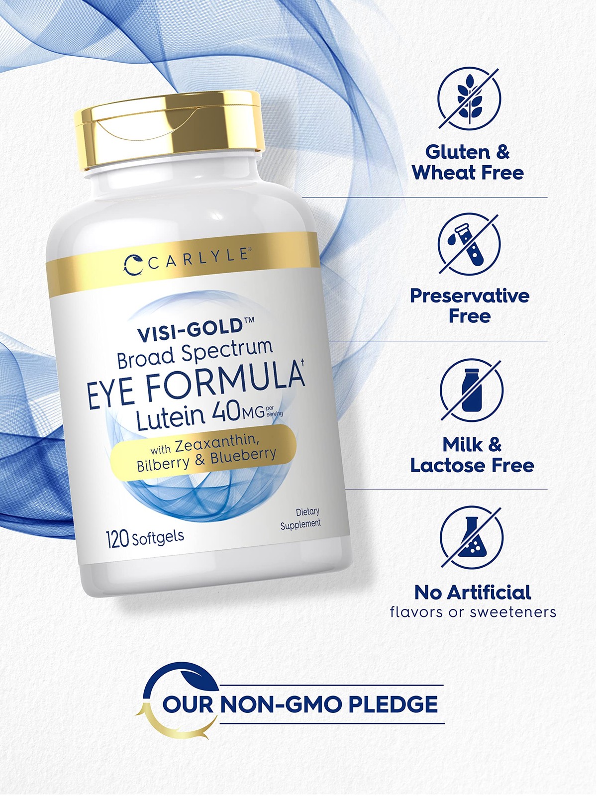 Carlyle Eye Health Supplement | 120 Softgels | with 120 Count (Pack of 1)