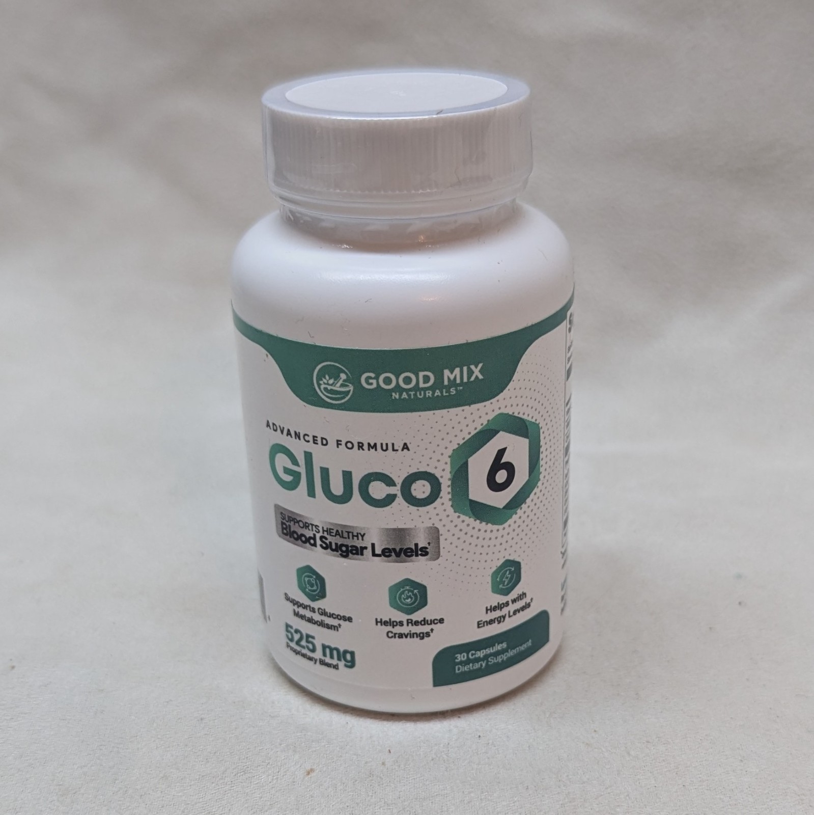 Gluco6 Supplement For Blood Sugar Support – 30 Capsules Exp 8/27