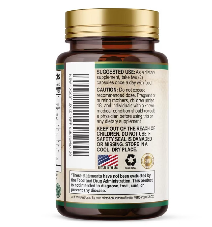 Probiotics for Women’s Digestive Health – 100 Billion CFU, 16 Strains Prebiotics