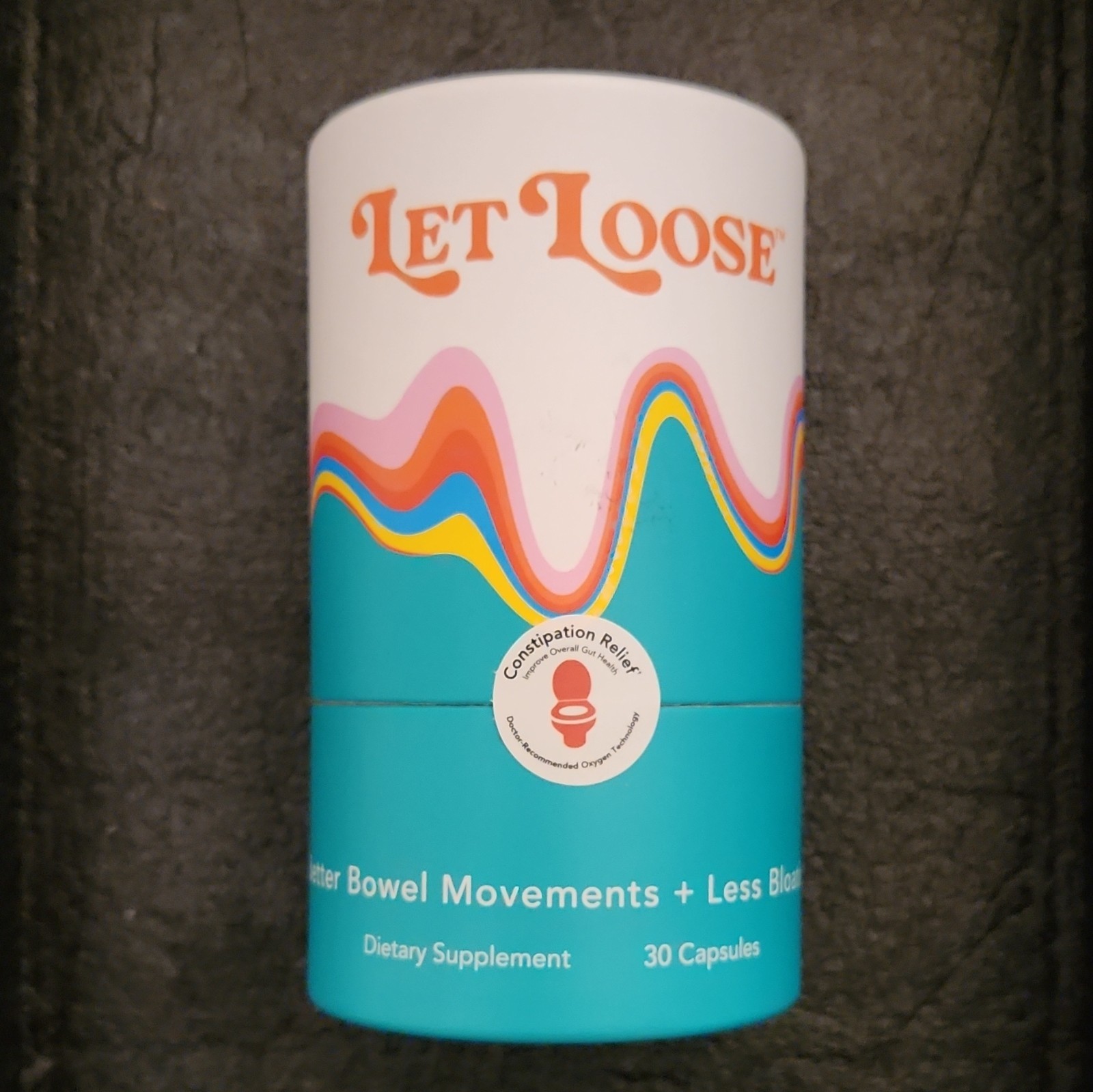 Let Loose Constipation Relief Magnesium 30 Capsules Exp 11/2027