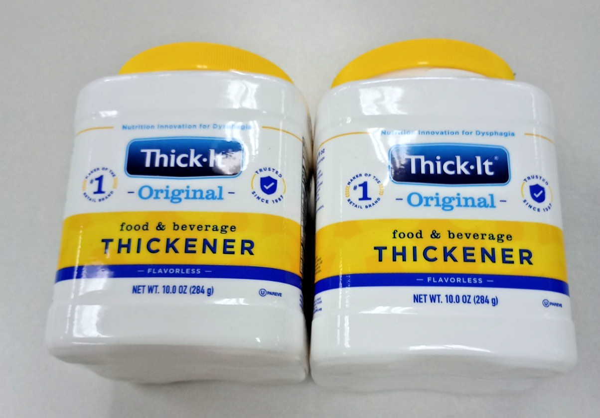 2 pack Thick-It Original Food & Drink Thickener Unflavored 10 oz. Canister