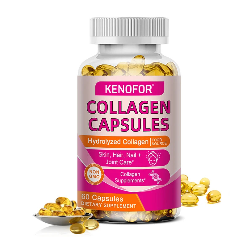 Hair Skin and Nails Vitamins | 120 Softgels | Biotin and Collagen & Vitamin C