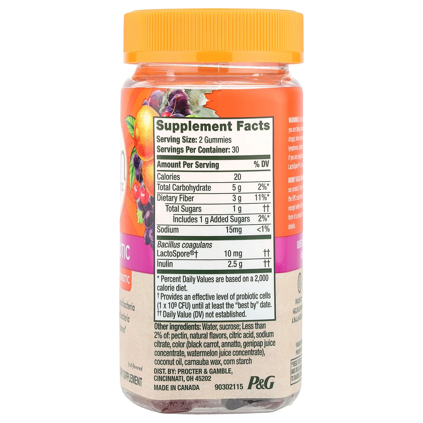 2 X Align Probiotics, Dualbiotic, Prebiotic + Probiotic, Fruit, 60 Gummies