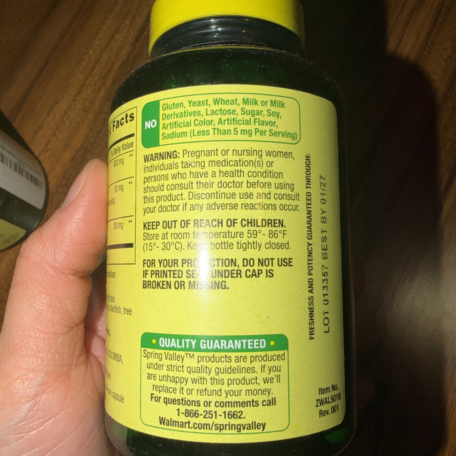 Spring Valley Ultra Strength Turmeric Curcumin Dietary Supplement 1,500 mg 90 Ct