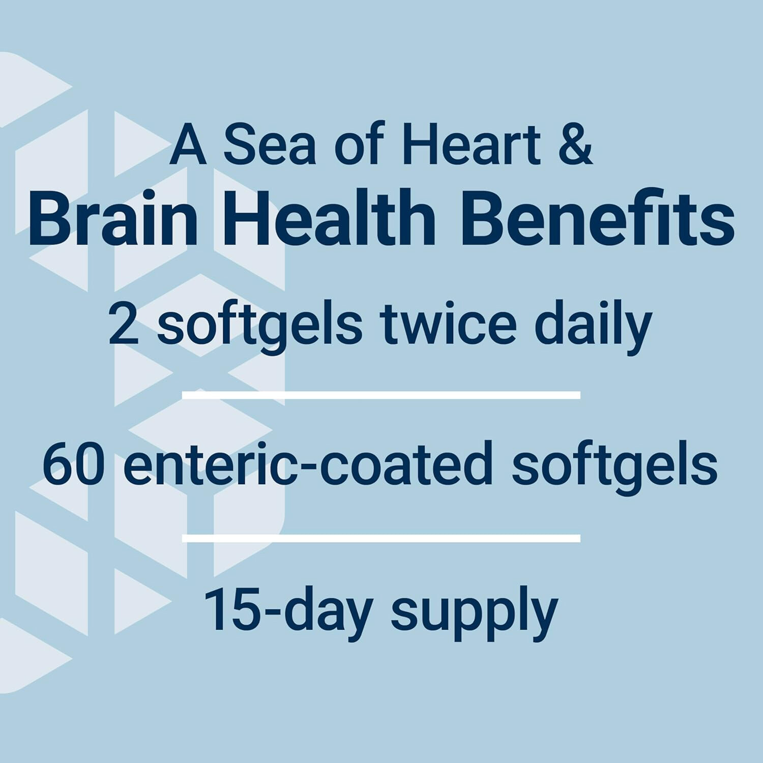 Life Extension Super Omega-3, Enteric Coated 4 Sensitive Stomachs,60Softgels