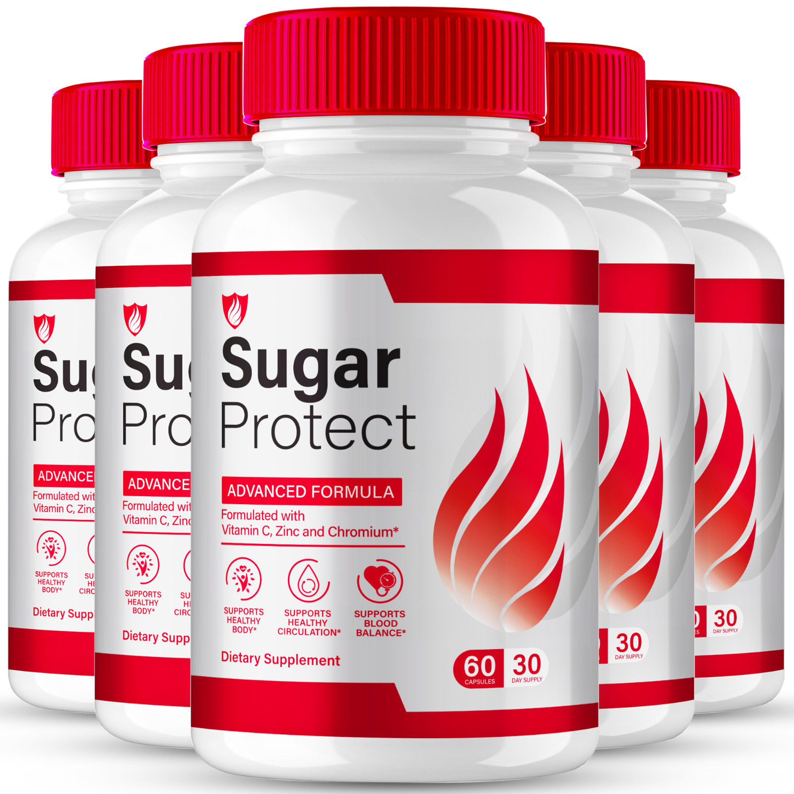 Sugar Protect Capsule Official SugarProtect Blood Support Supplement (5 Pack)