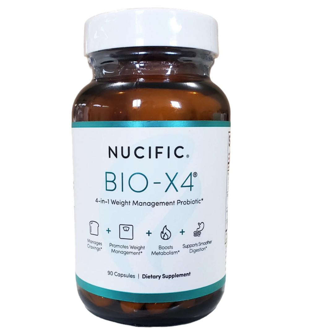 Nucific BIO-X4 Probiotic Dietary Supplement 90 Capsules Each 3 Pack New Sealed