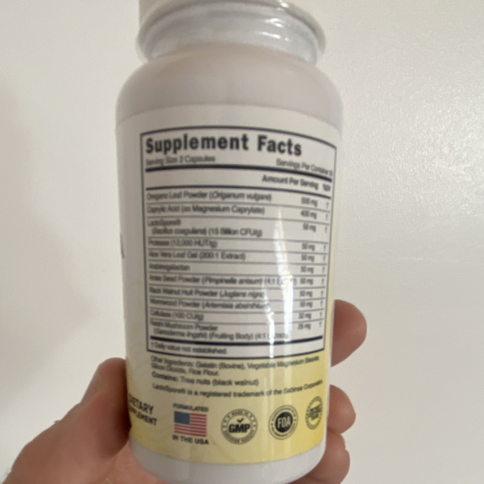 Pure Peak Candida Cleanse Supports Healthy Gut Dietary Supplement 60 Capsules