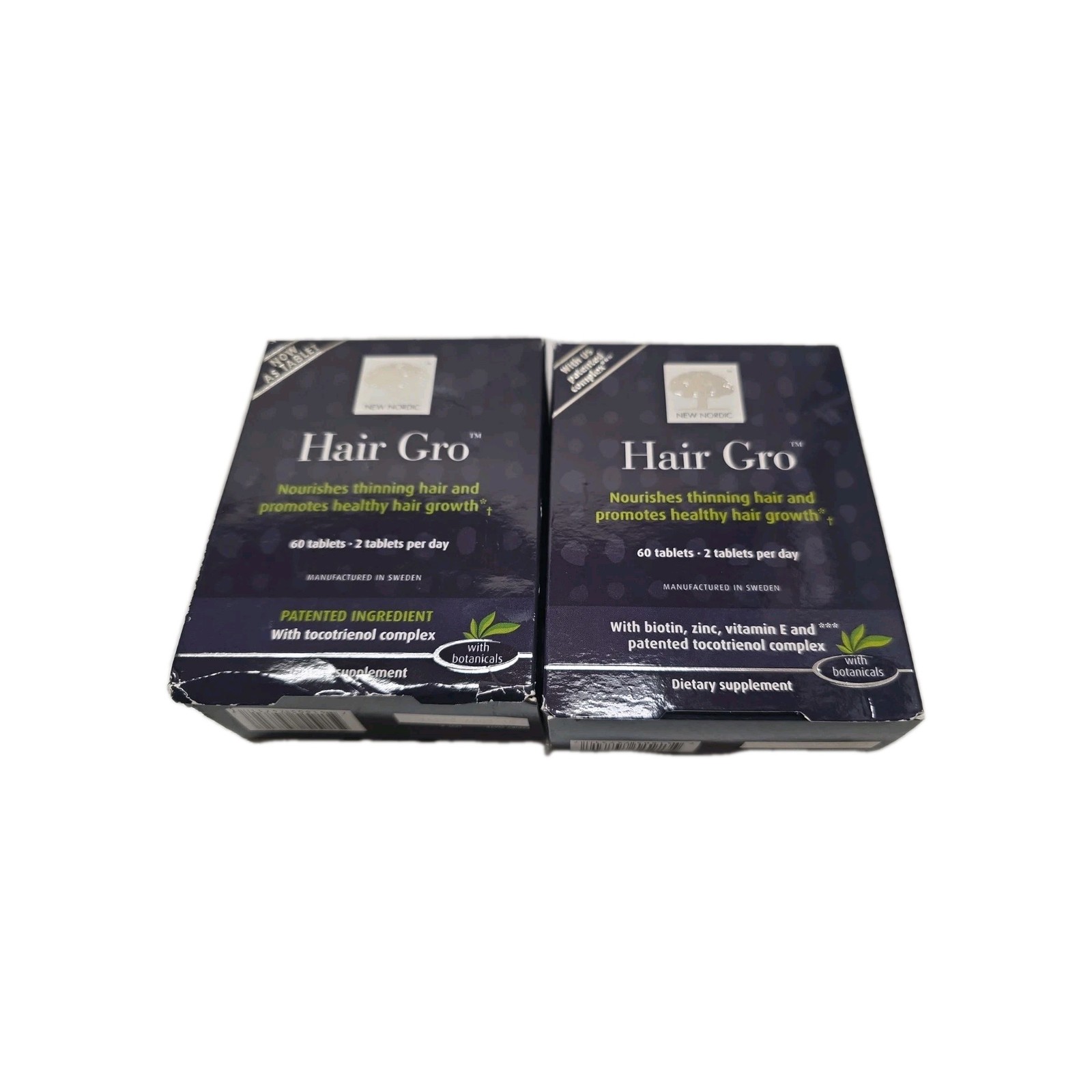 New Nordic HAIR GRO Nourishes Thinning & Promotes Growth 120 tablets