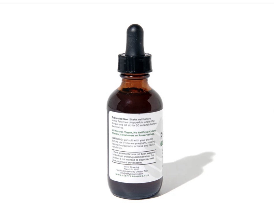 Leefy Turmeric & Ginger Inflammation Support Liquid Drops Vegan Organic 2 fl oz