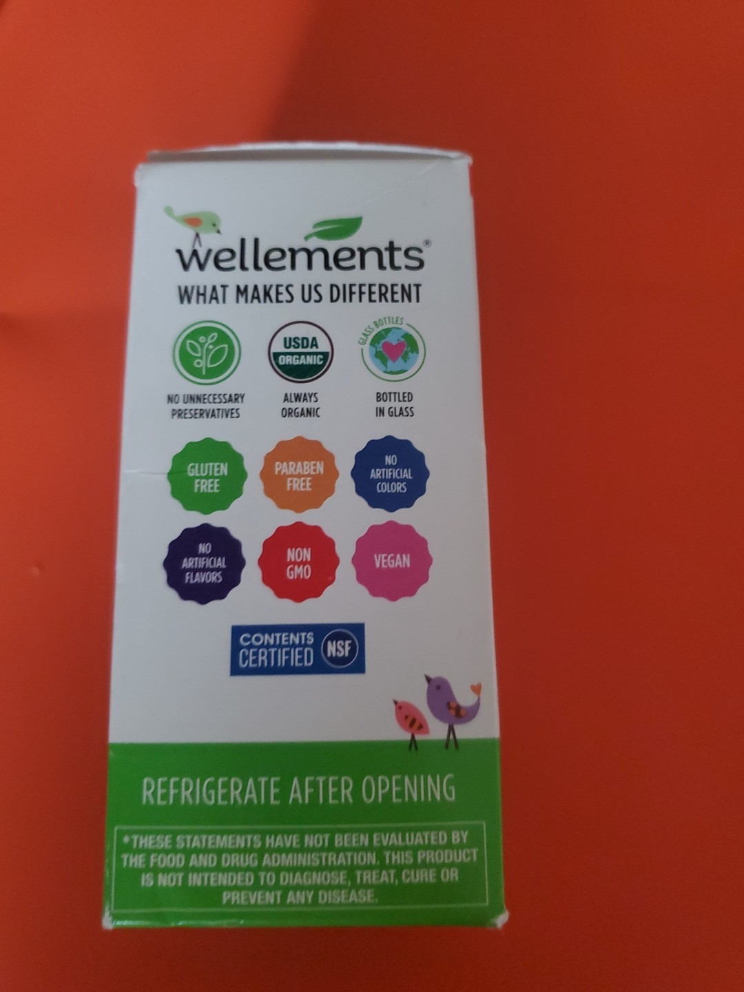 Wellements Organic Constipation Support, 6 months+, 4 fl oz, Exp 02/26