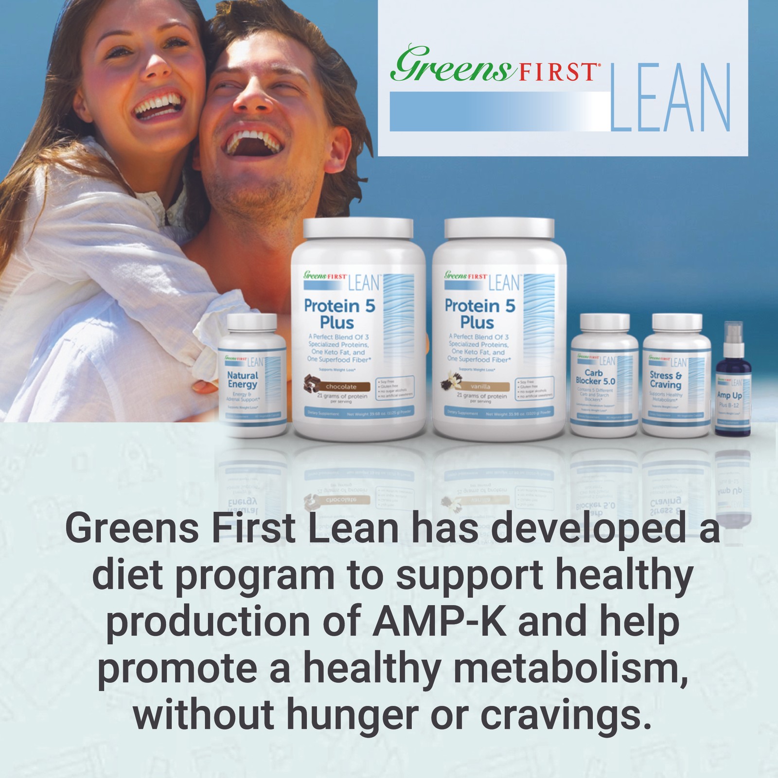 Greens First Lean Protein 5 Plus Dietary Supplement – Protein Powder with Whey