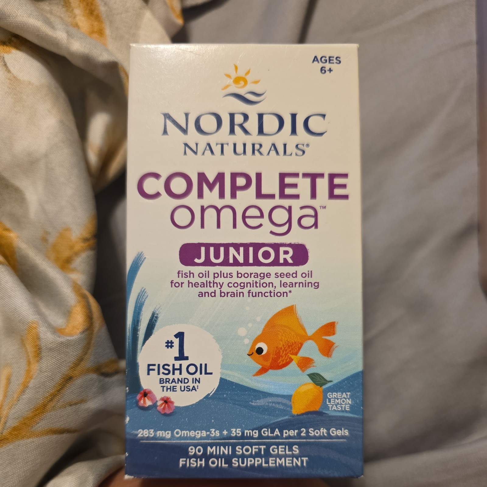 Nordic Naturals Complete Omega Junior-Supports Overall Health and Wellness 90 Ct