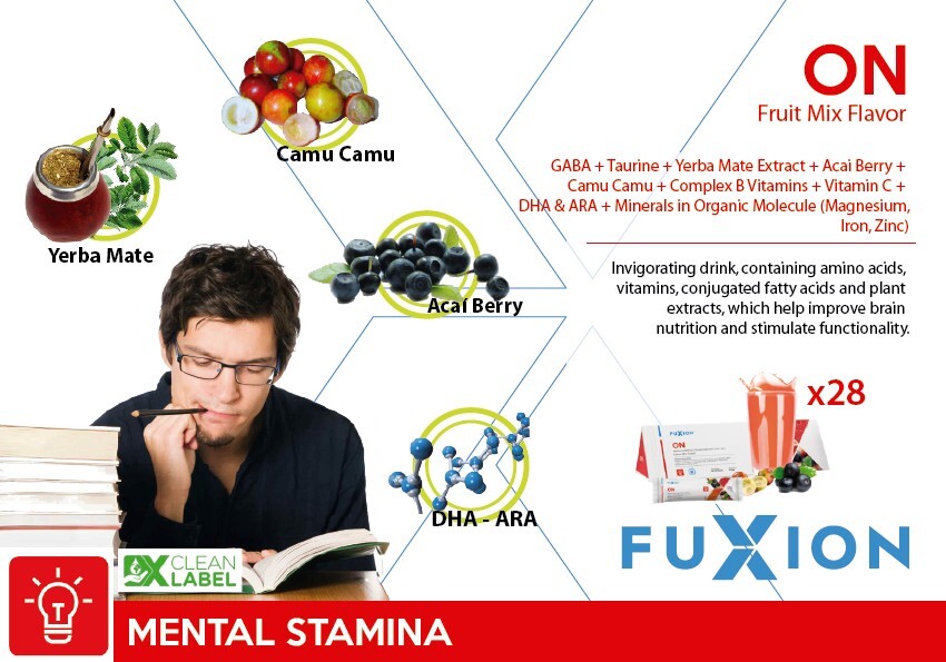 Fuxion ON-Active Your Mind & More Alert , increase your enthusiasm-28 Sachets