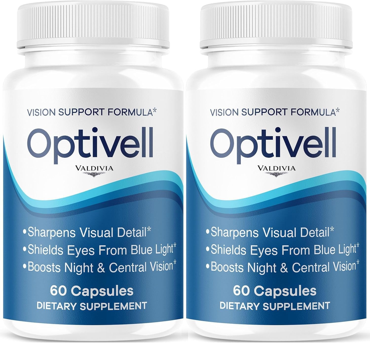 Optivell Eye Vision Health Support Supplement Capsules Lutein 2 Pack 120Ct
