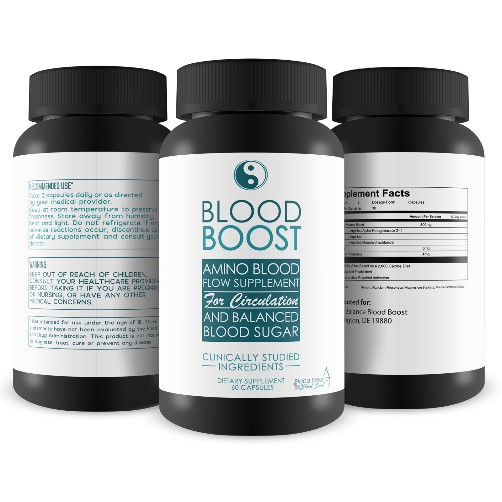 Blood Balance Blood Boost – Amino Acid Blood Flow Supplement for Circulation