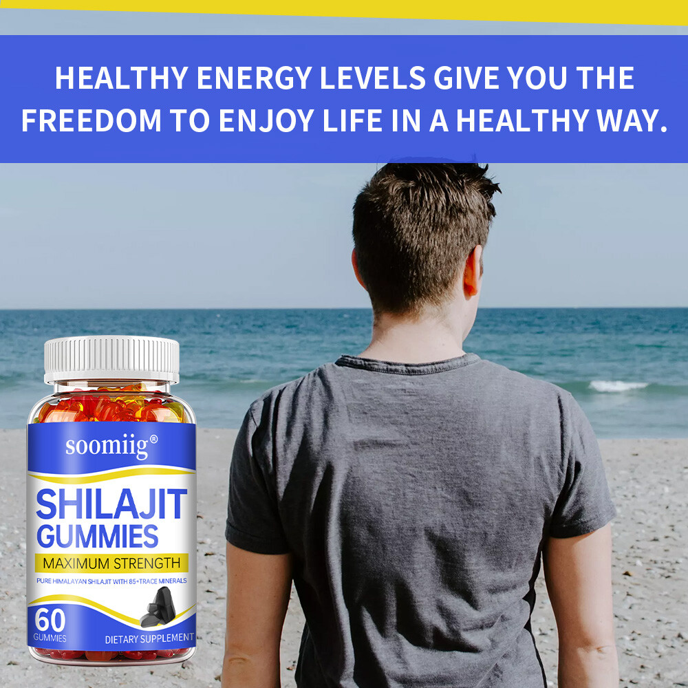 Shilajit Gummies – Focus, Memory,Cognitive & Mental Clarity Support,Brain Health