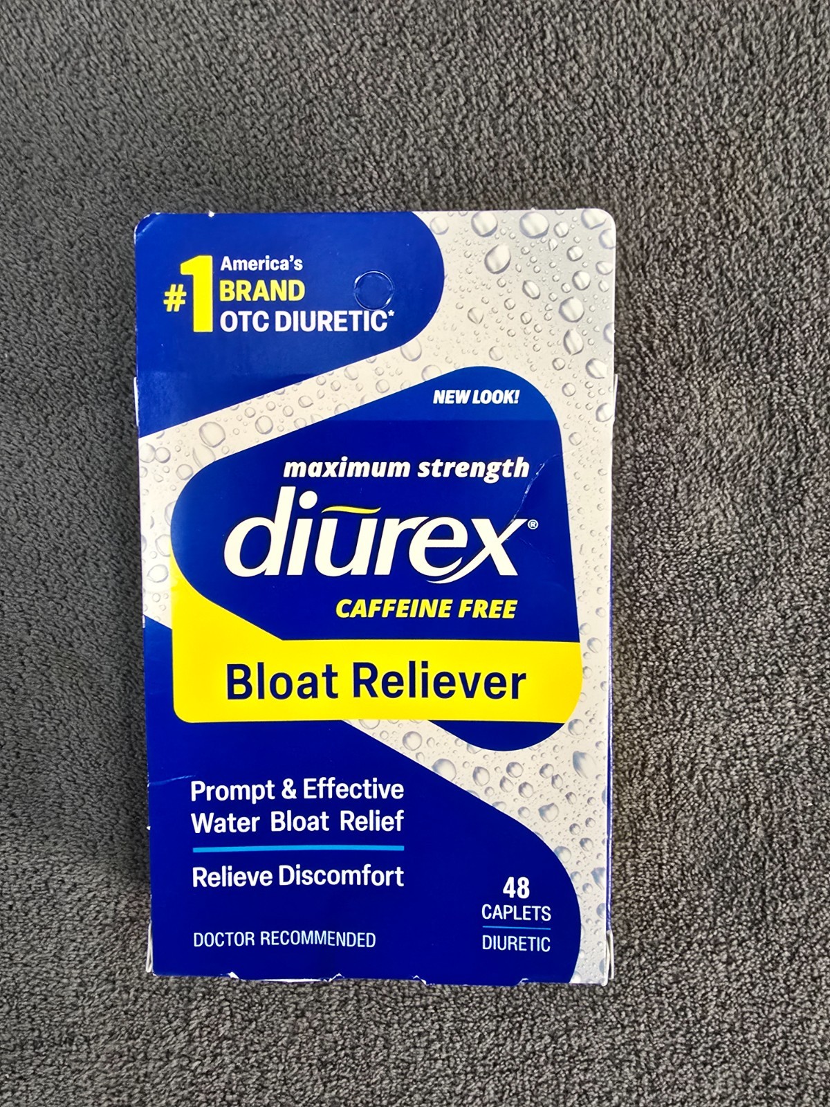 (2) Diurex Max – Maximum Strength Caffeine-Free Diuretic 48 Count 8/26+
