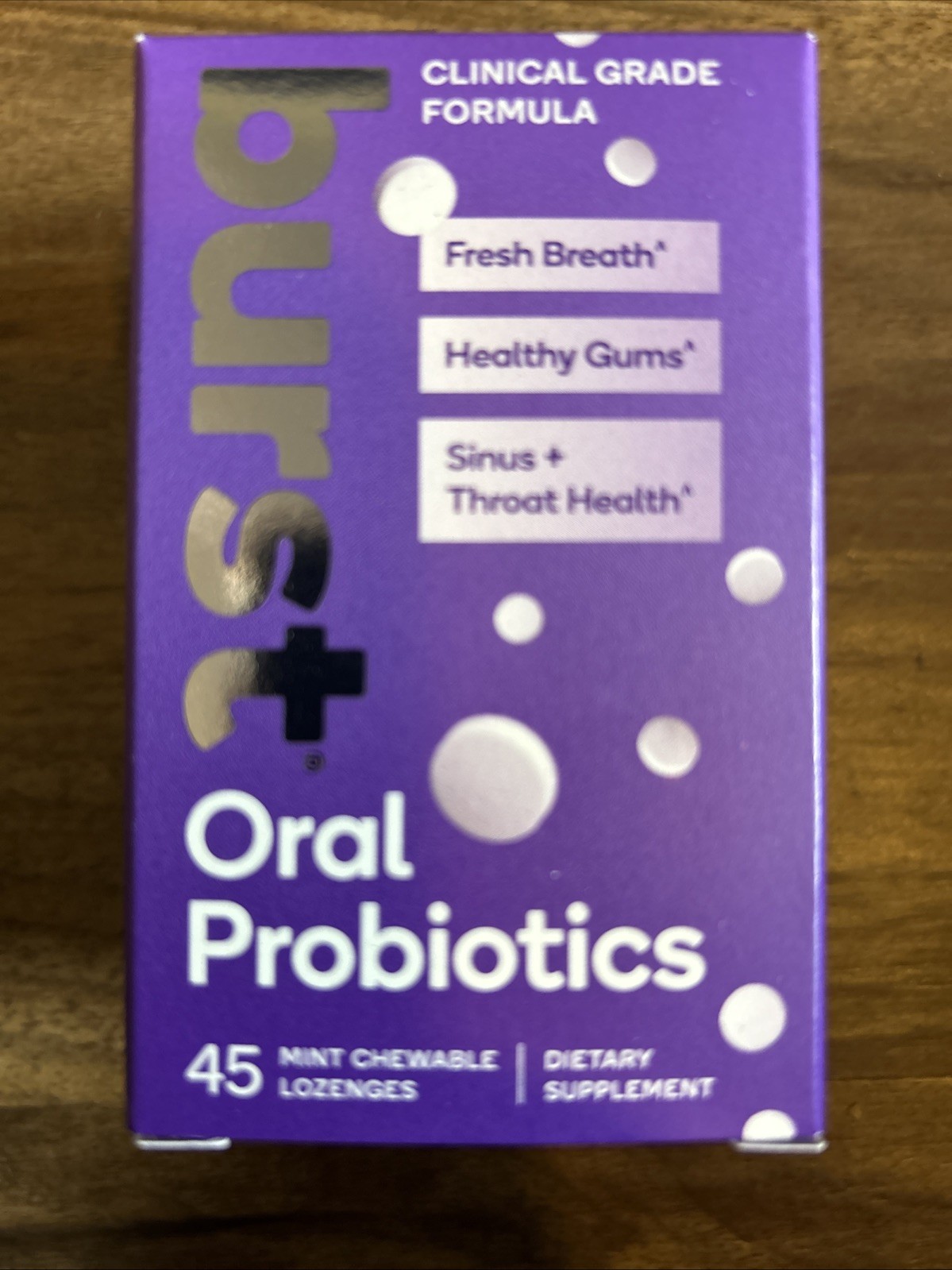Burst Dental Probiotics 45 Count for Healthy GUMS FRESH BREATH 11/2026 Sealed
