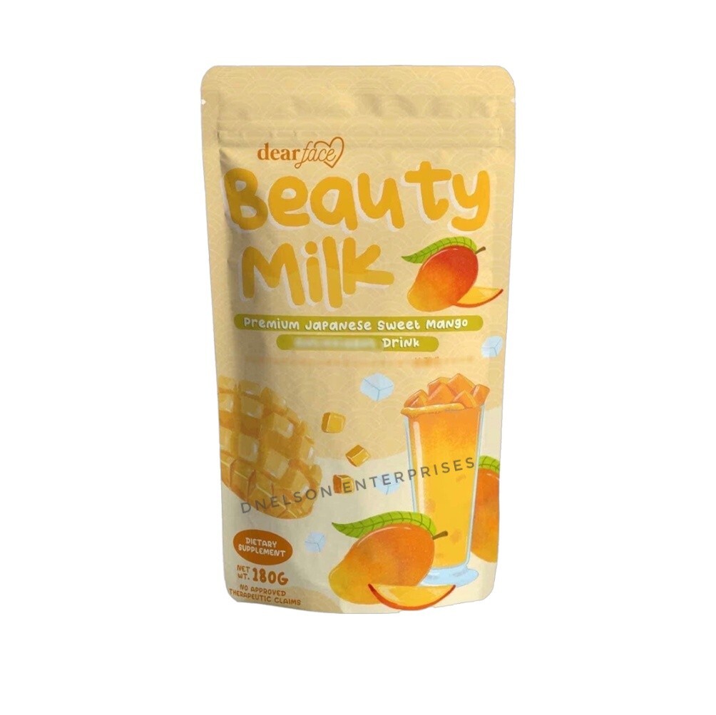 Dear Face Beauty Milk Premium Japanese Sweet Mango Drink 10 Sachets