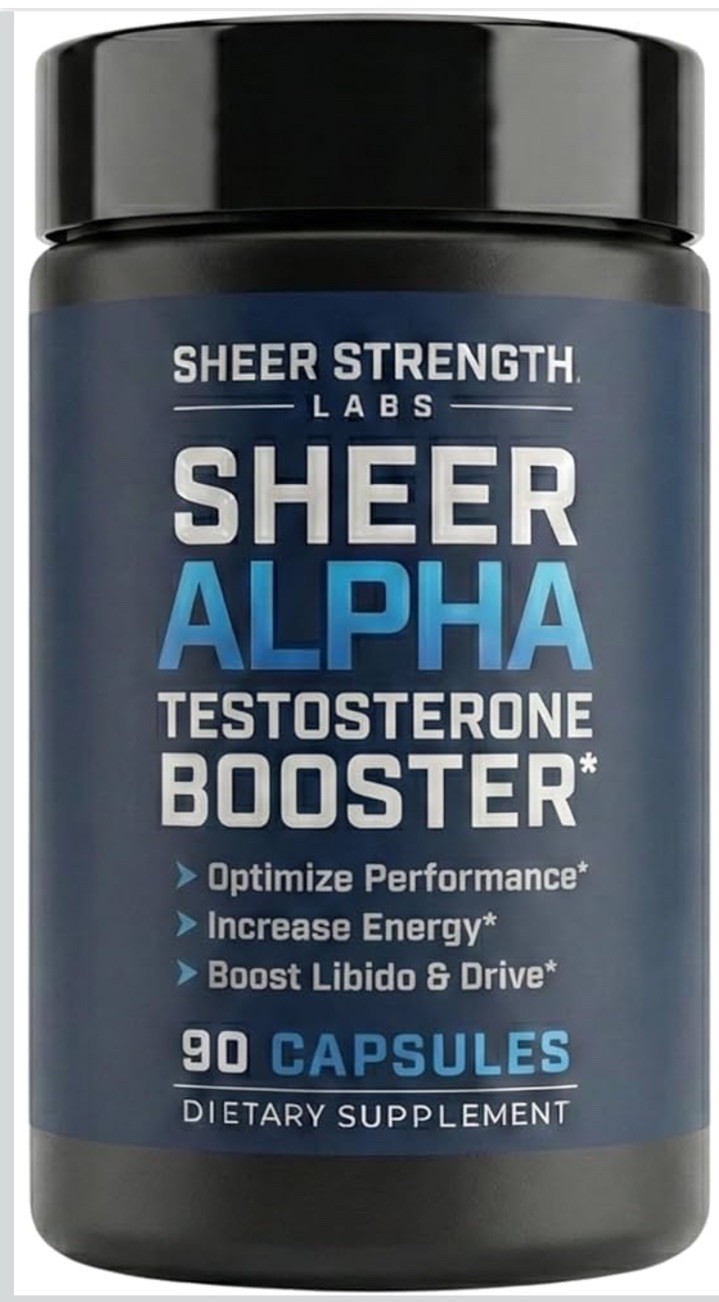 Sheer Strength Labs – Sheer Alpha Testosterone Booster (90 Capsules)
