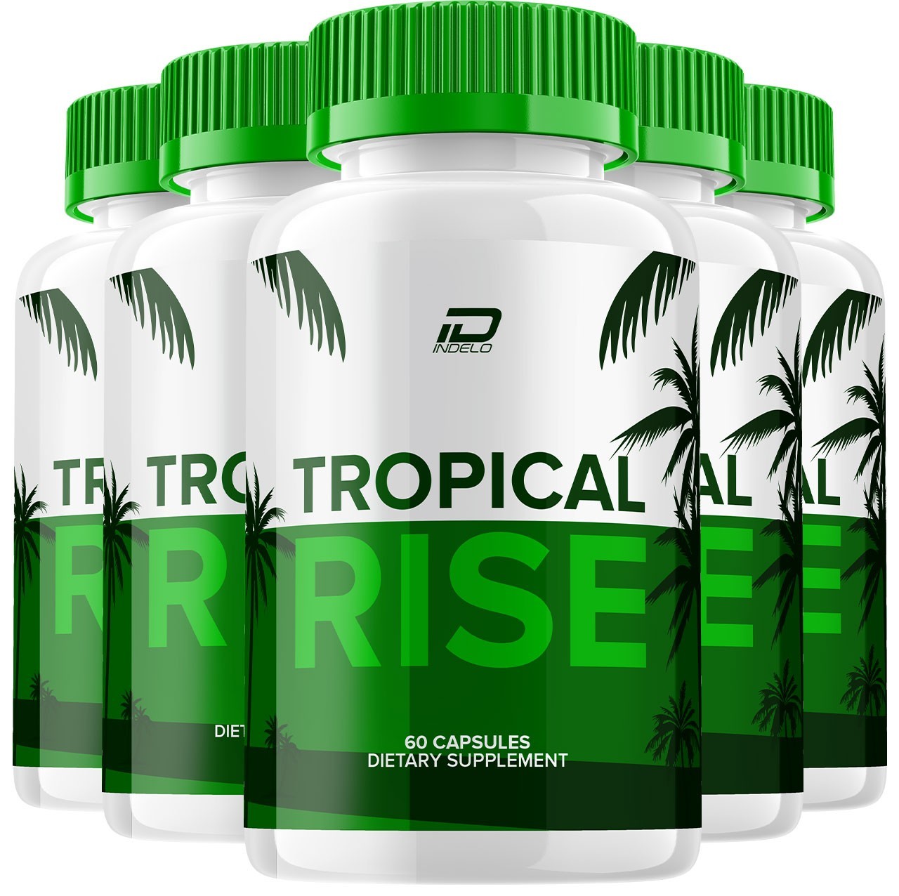 (5 Pack) Tropical Rise for Men Capsules – Tropical Rise Vitamin Complex Pills