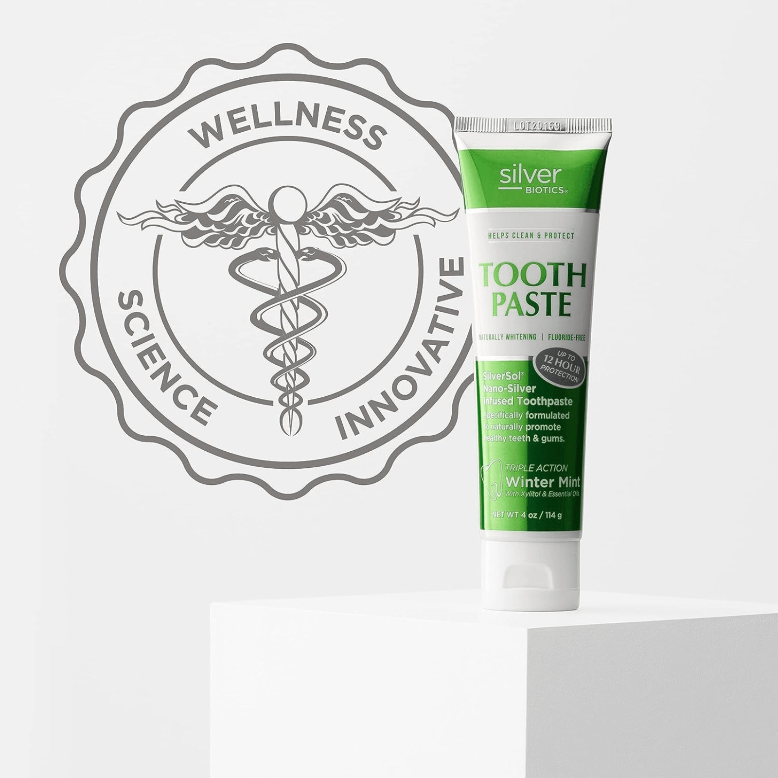 American Biotech Labs Silver Biotic Toothpaste 4 Oz Fluoride Free