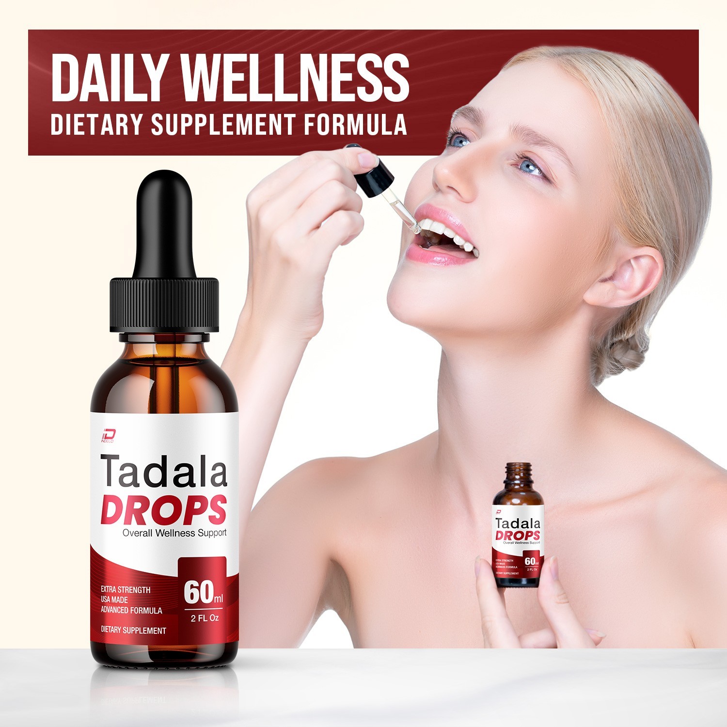 (2 Pack) Tadala Drops – TadalaDrops Extra Strength All Natural Healthy Organic