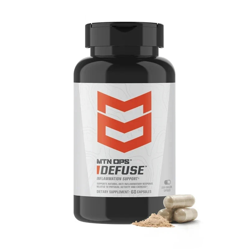 MTN OPS Defuse Inflammation Muscle Joint Support 60 Capsules EXP 12/2026