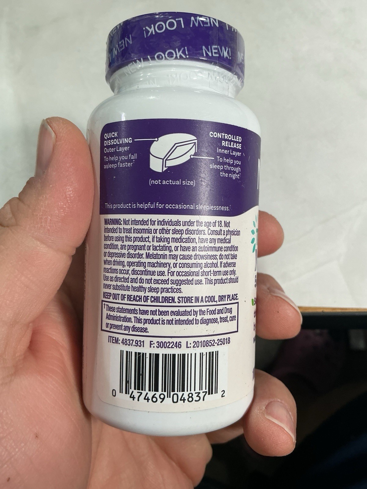 Natrol Melatonin Time Release 5 mg 100 Tabs
