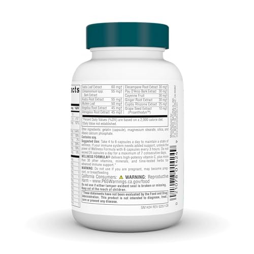 Source Naturals Wellness Formula Immune Support Supplement – 60 Capsules