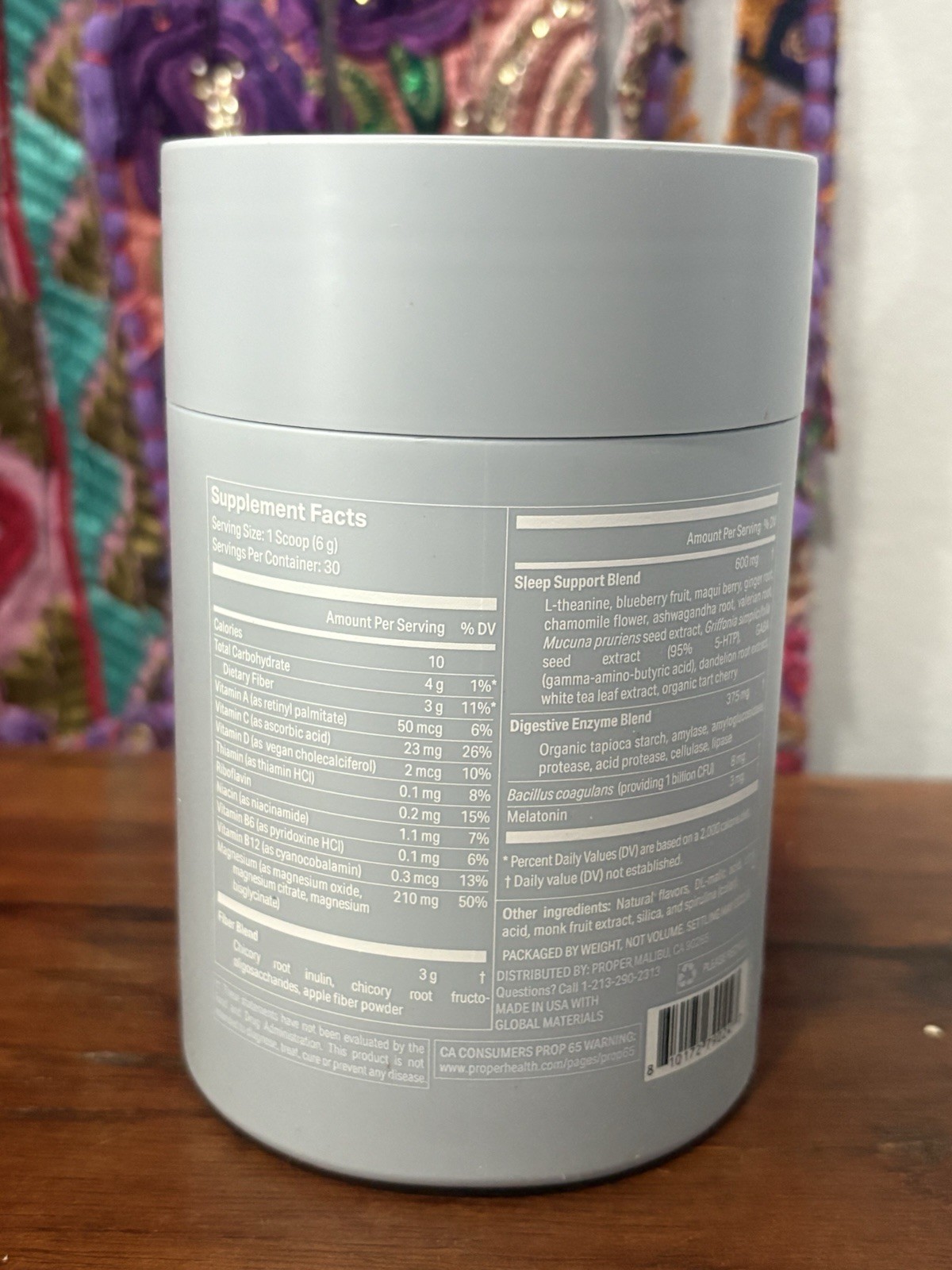 Authentic Proper Health Sleep Support Superfood Powder Full Size 30 Servings New