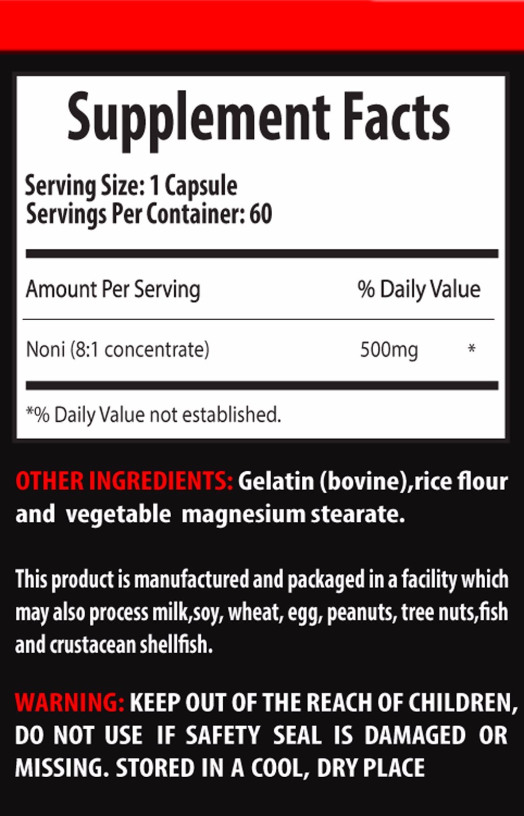 Antioxidant blend supplements – NONI – GRAPE SEED EXTRACT COMBO – noni herbal
