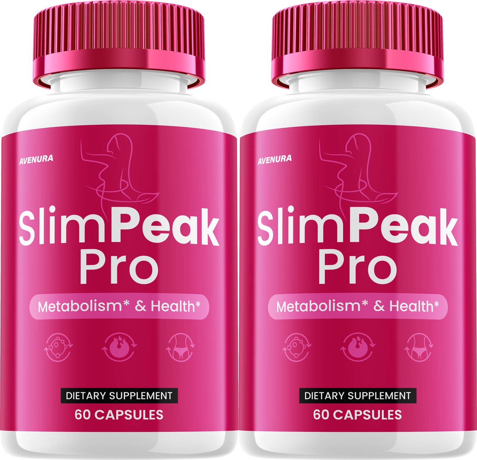 (2 Pack) SlimPeak Pro Capsules – Slim Peak Pro Advanced Formula Natural Blend