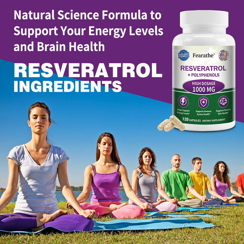 Resveratrol with Polyphenols – Trans Resveratrol Antioxidant for Heart Health