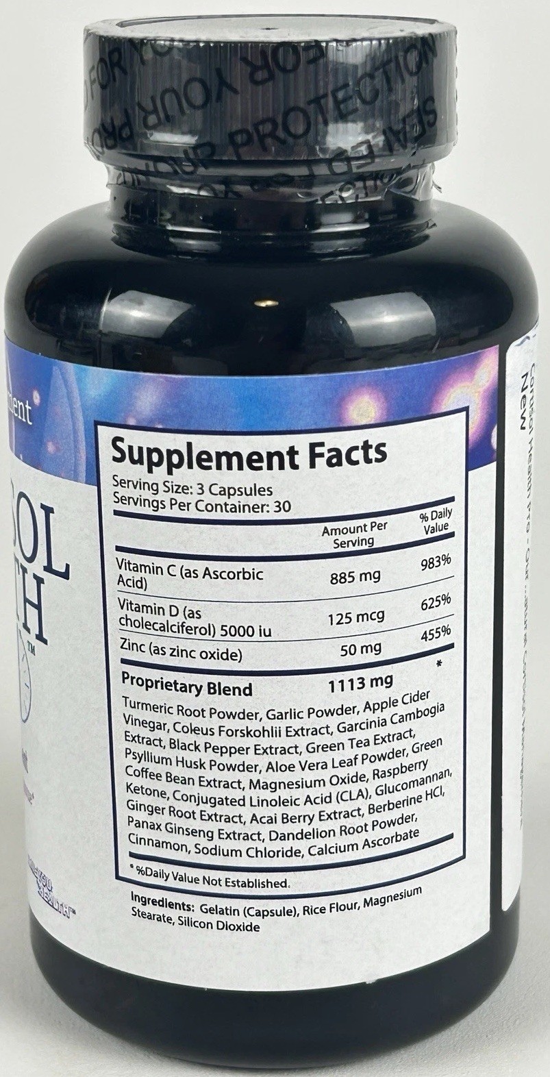 Cortisol Health Pro Stress Support Supplement 90 Capsules Immune Support
