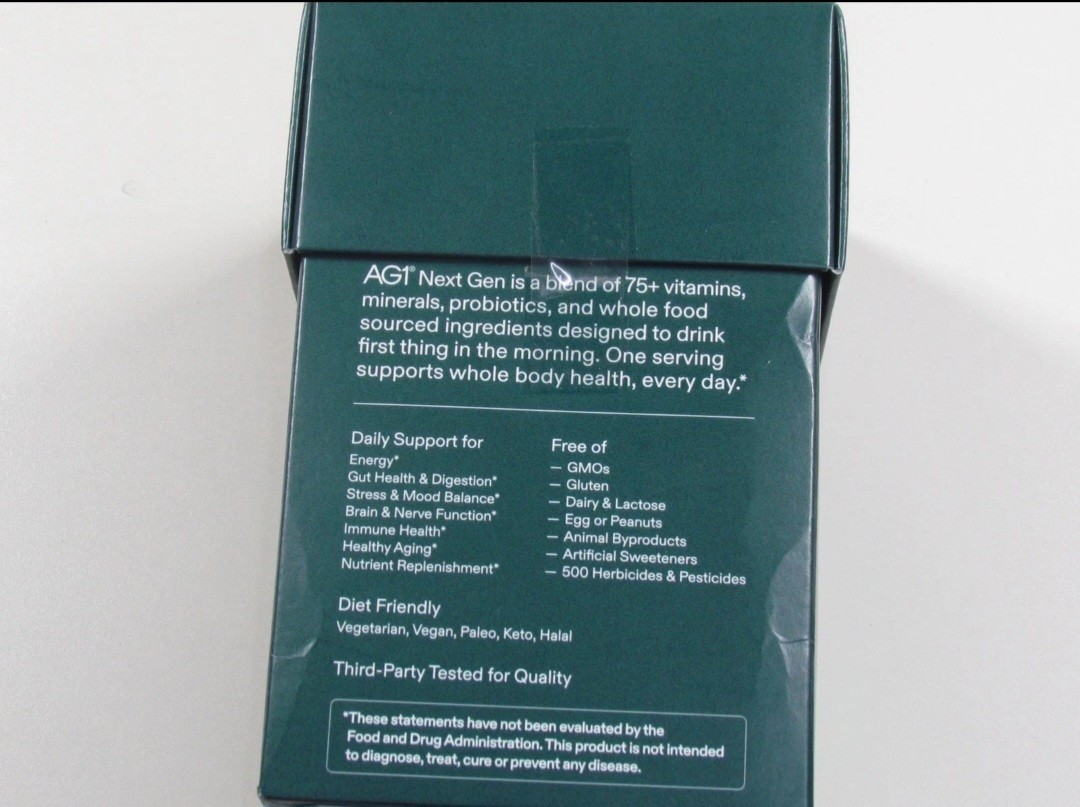 AG1 NEXT GEN DAILY FOUNDATIONAL NUTRITION 30+13 GRAM TRAVEL PACKS