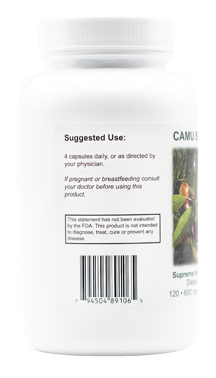 Camu Supreme by Supreme Nutrition Products – 600 mg/Capsule – 120 Capsules