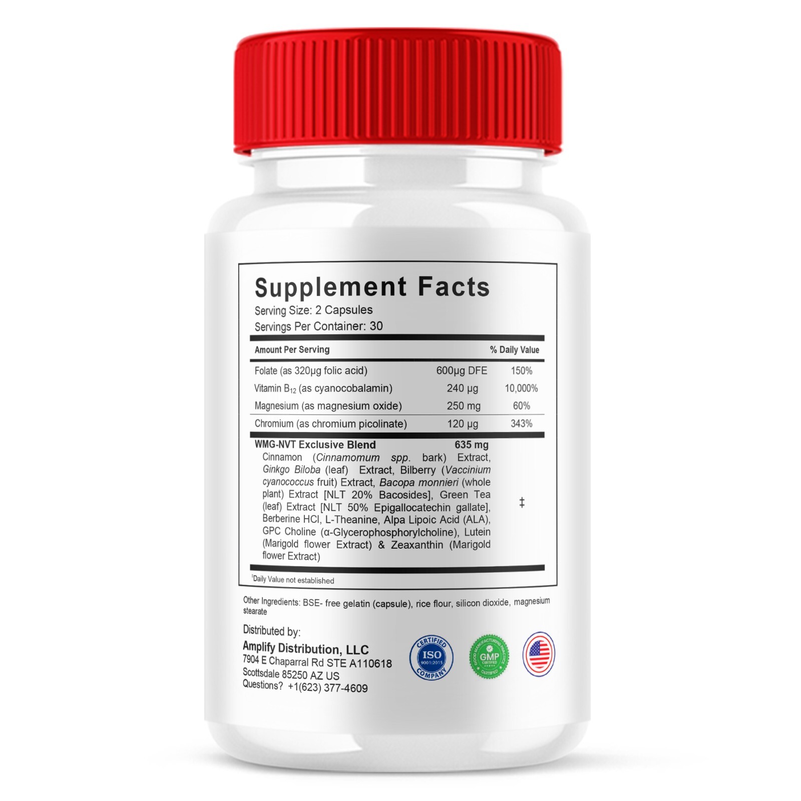 (3 Pack) Gluco Renu Glyco Optimizer Capsules GlucoRenu Pills (180 Capsules)