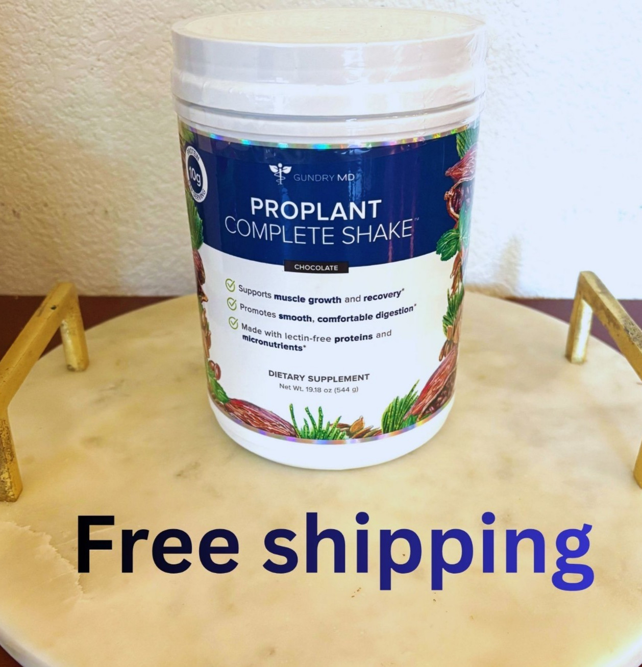 Gundry MD Proplant Complete Shake Choclate Flavor 19.18 oz